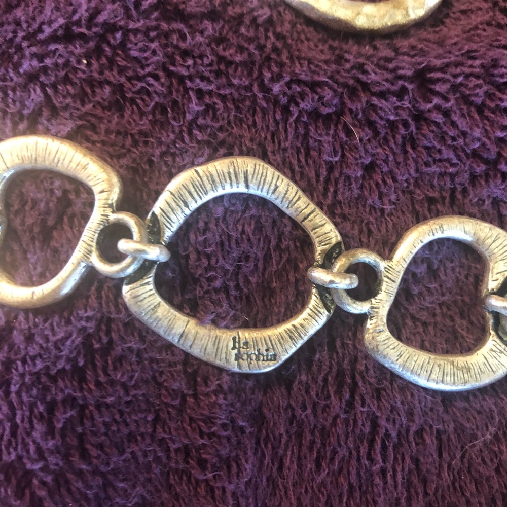 Lia Sophia necklace / bracelet set - Picture 3 of 4